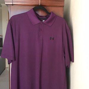 Under Armour purple polo men’s large